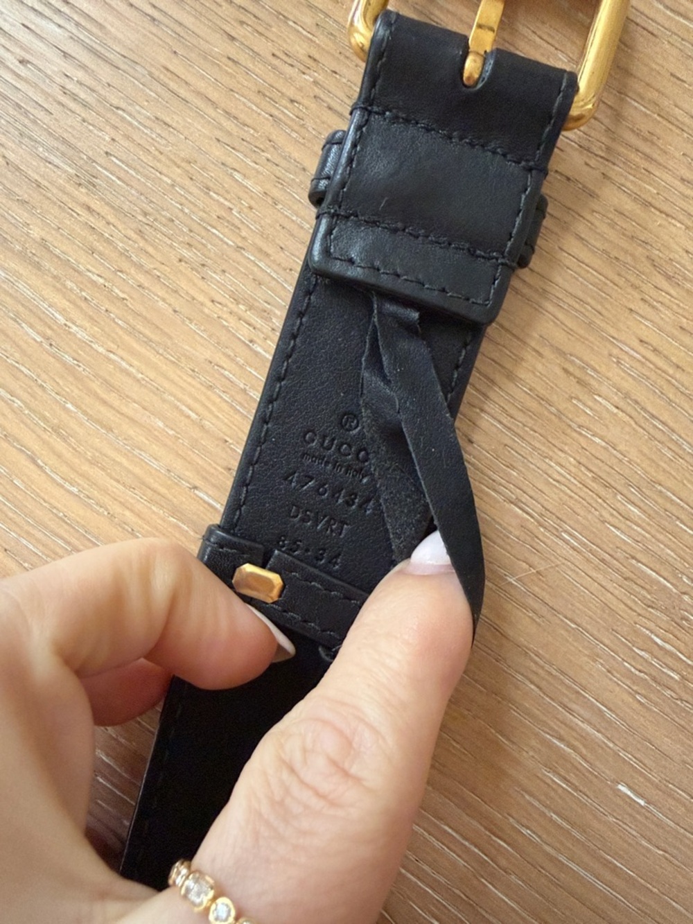 Gucci Marmont Matelasse Leather belt bag Quilted Leather GG Belt bag size 85 - Picture 5 of 9